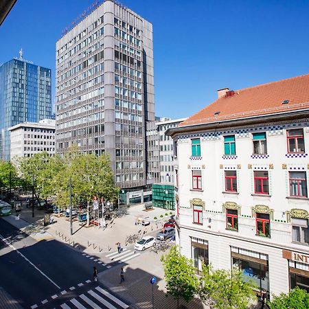 Central View Point Apartment Ljubljana Bagian luar foto